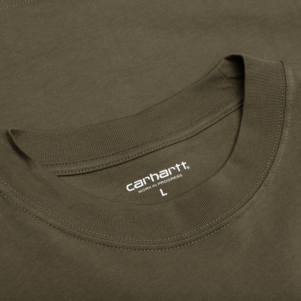 Link Script L S T Shirt Nettle White