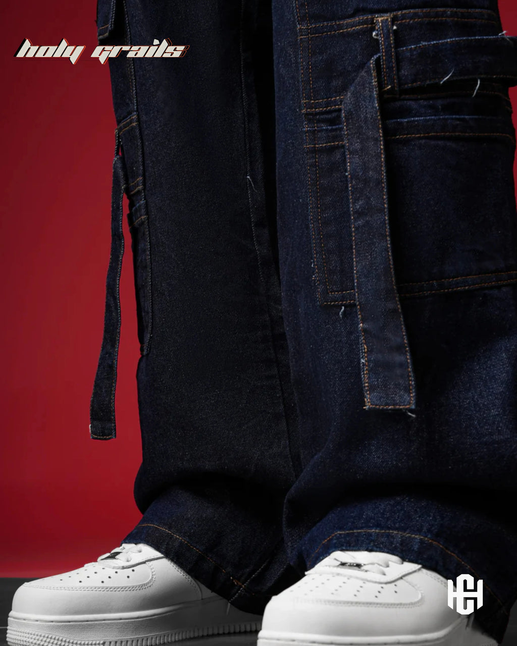 Raw Denim Deep Blue Pants HG x Charactr