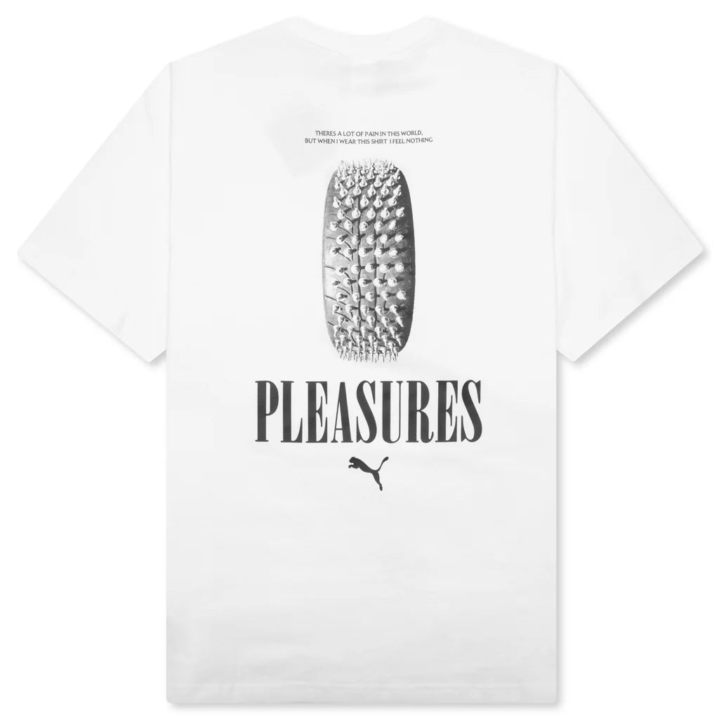 Puma x Pleasures Graphic Tee White