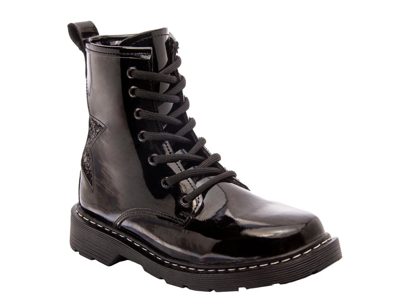 Botas Confratelli para Niña en Charol Negro