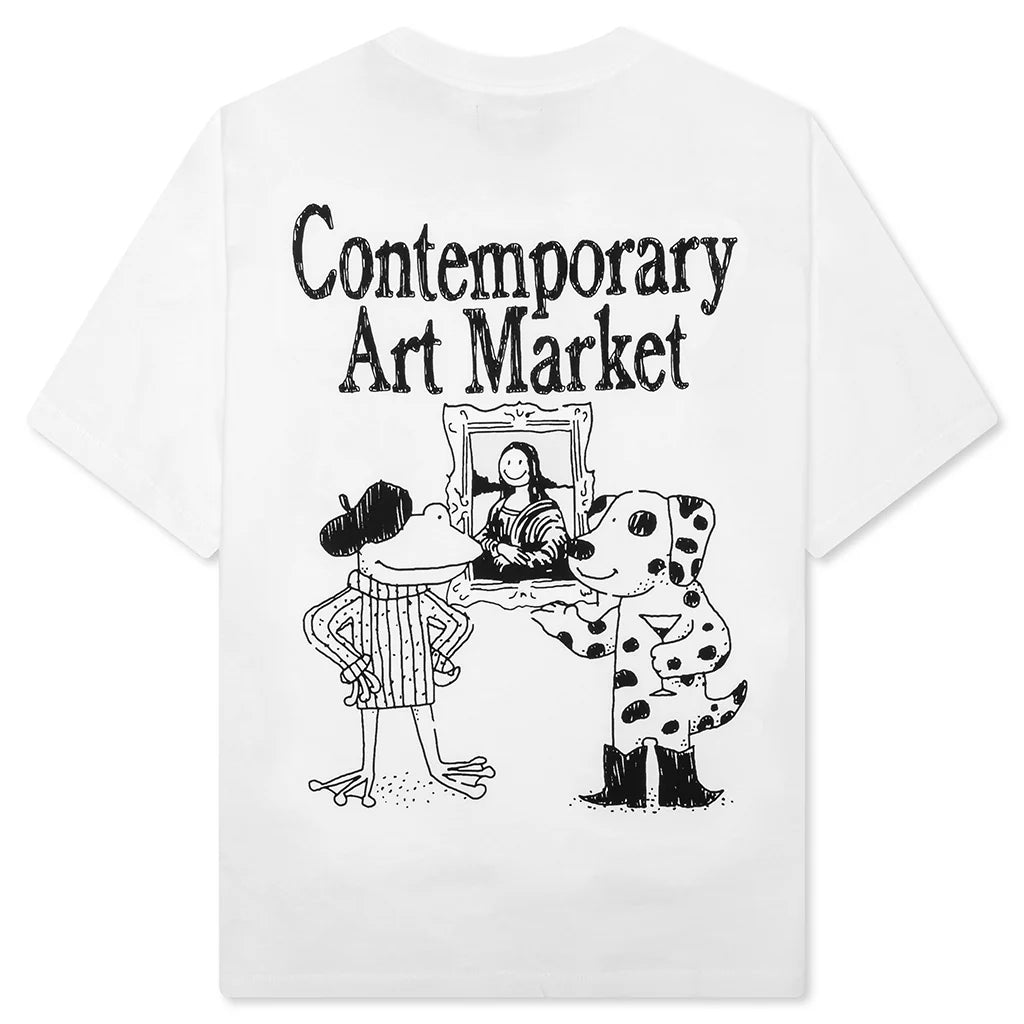 Smiley Museum UV T Shirt White