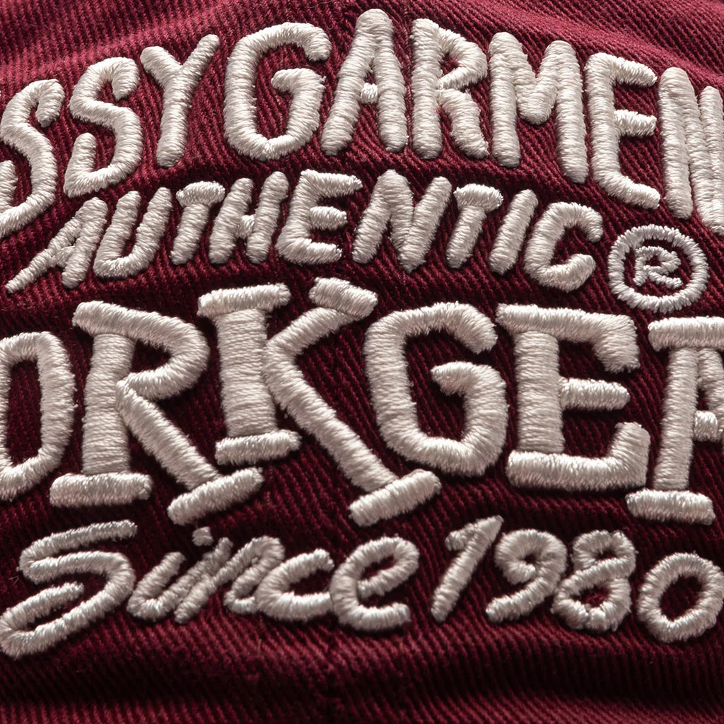 LP Workgear Strapback Cap Wine
