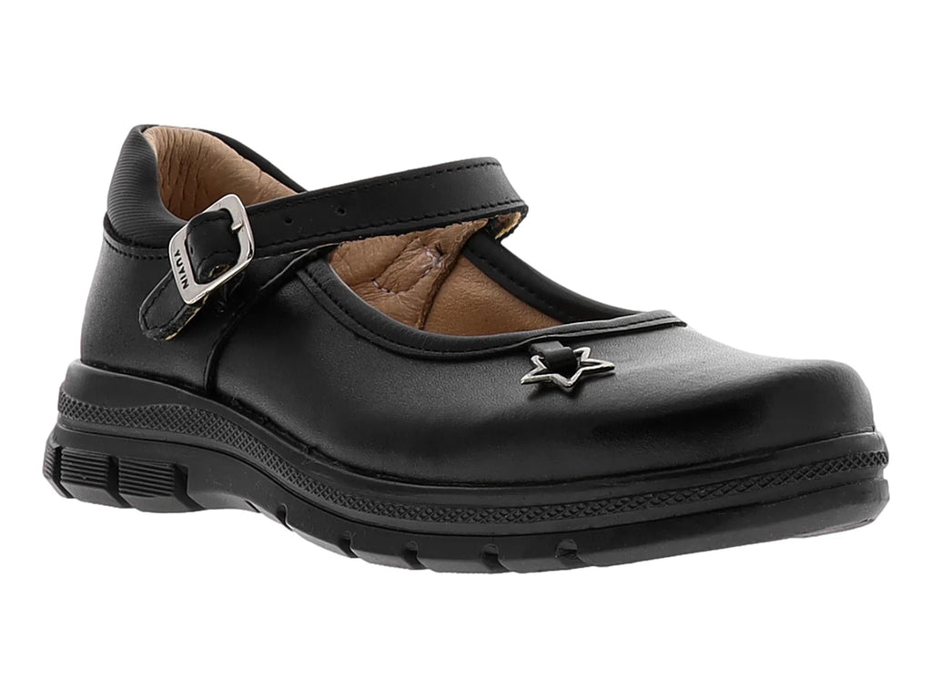 Zapatos YUYIN Napa Negro para Niña