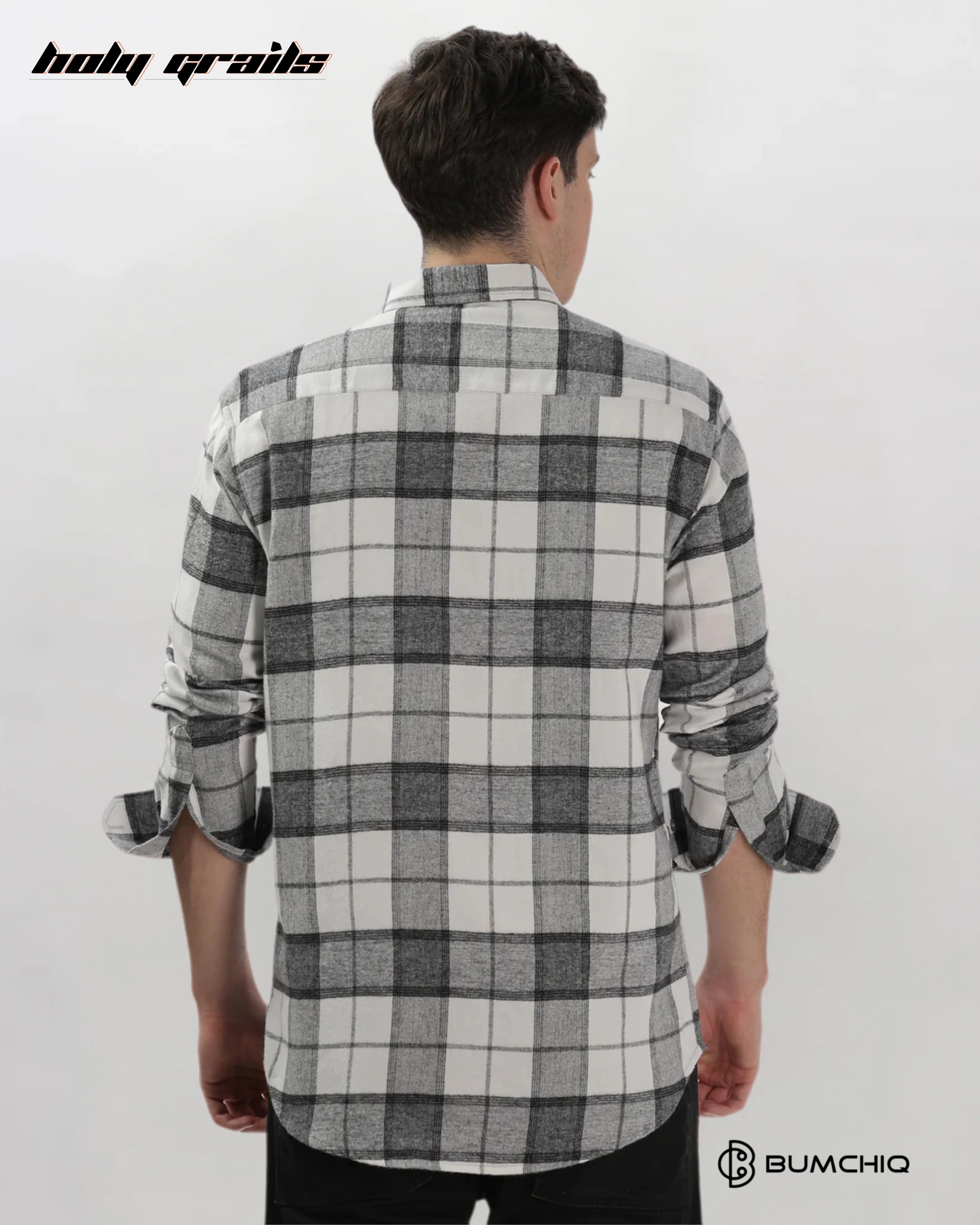 Light Grey Flannel Overshirt HG x Bumchiq