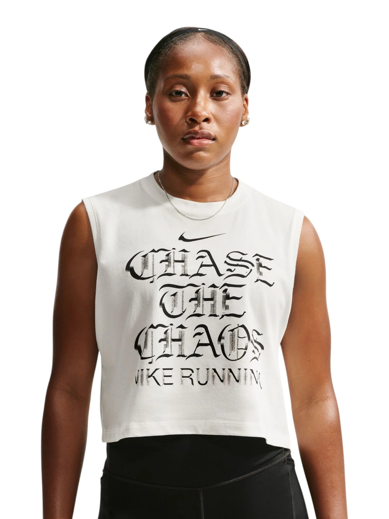 Nike Womens Dri FIT Sleeveless Running T Shirt