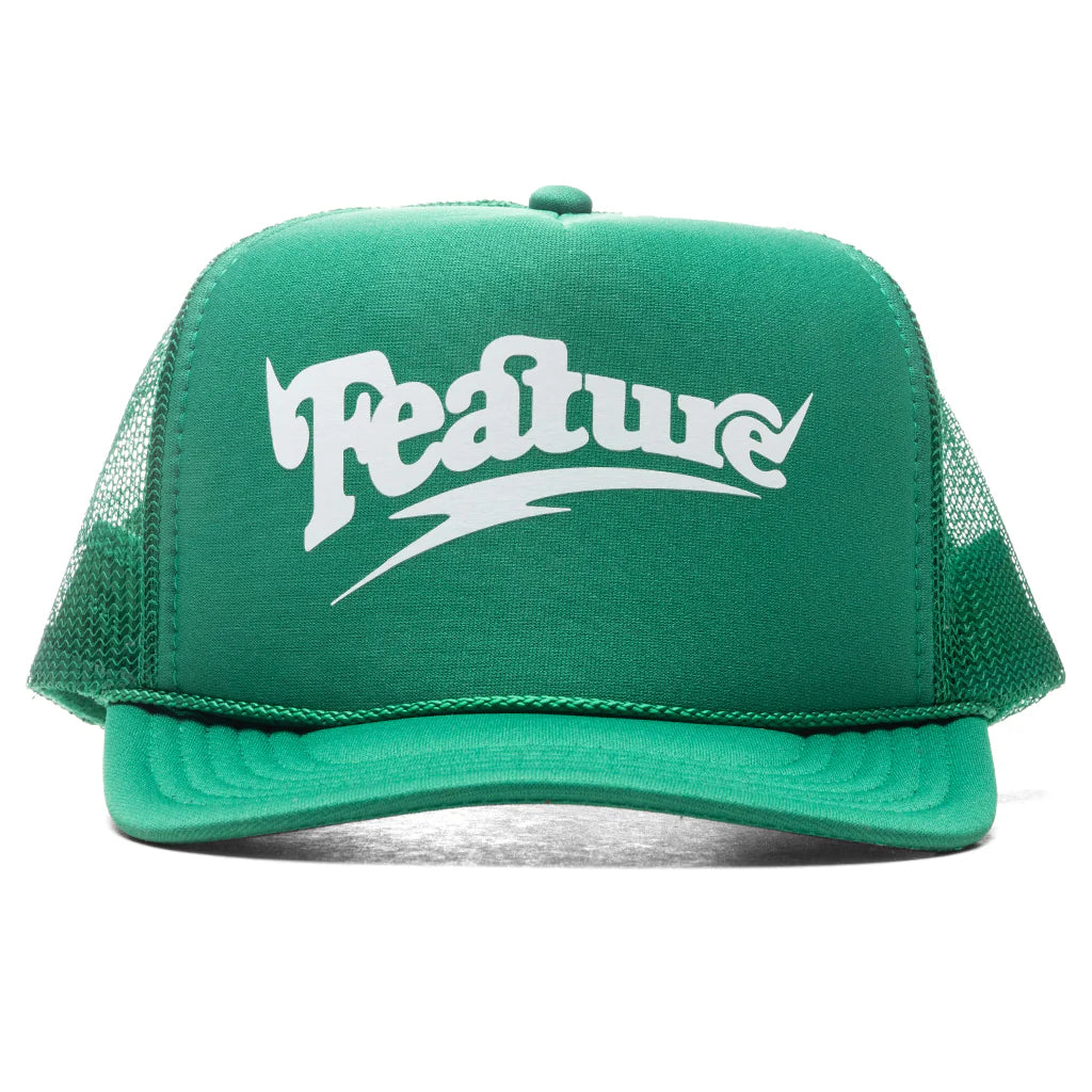 Spike Trucker Hat Kelly Green