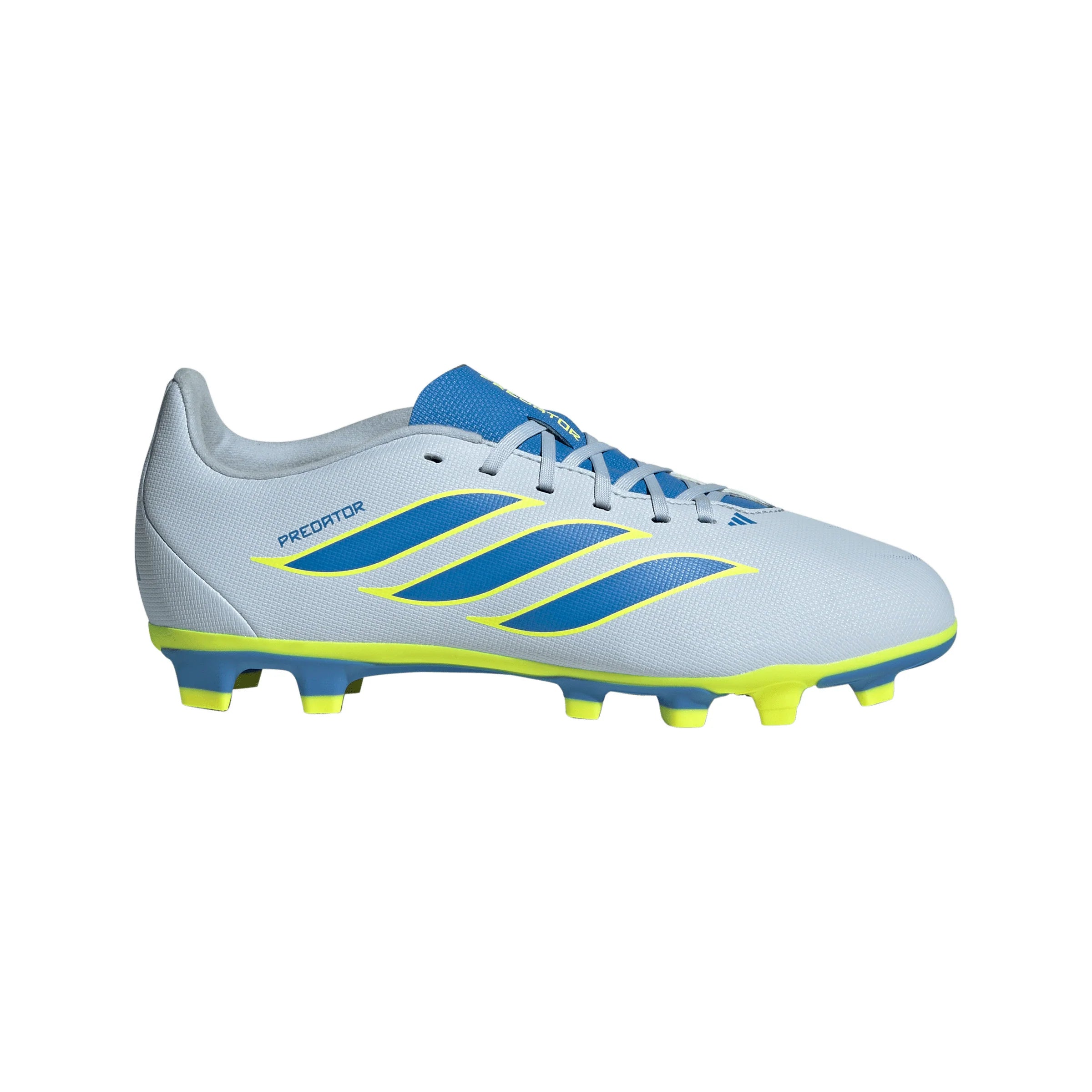 adidas Predator Club FG MG Firm Ground Multi Ground Youth Soccer Cleats Sky Blue Yellow
