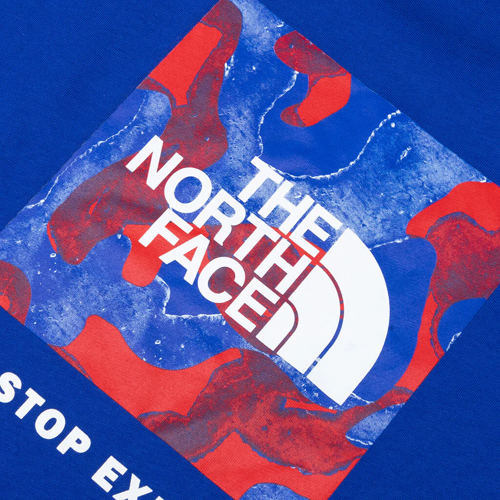 Red White Blue Regular S S Tee Blue