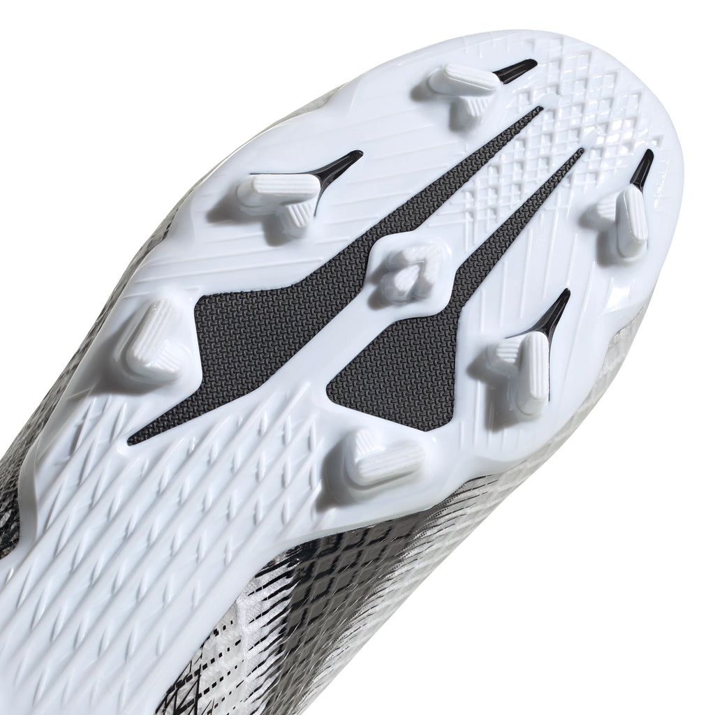 adidas X Ghosted3 Laceless Firm Ground Boots White Blac