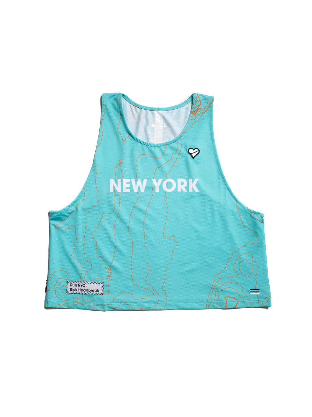 Heartbreak Womens New York Crop Singlet