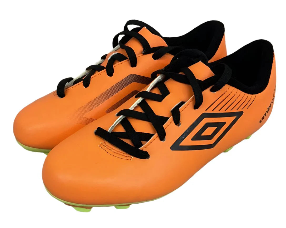 Umbro GT II Shield FG Youth Firm Ground Soccer Cleats Orange Lime