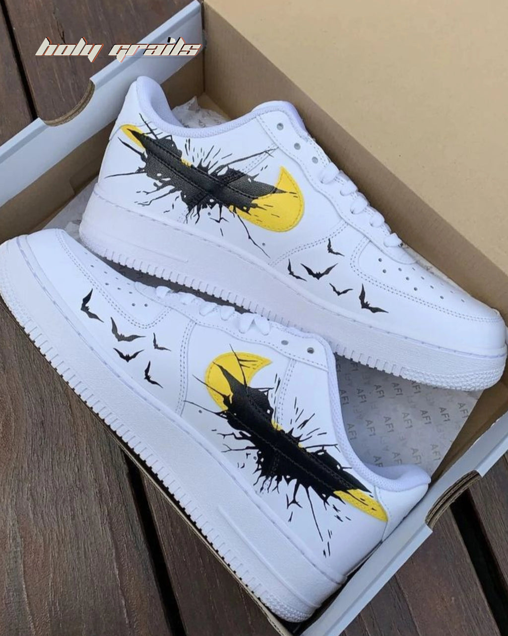 Air Force 1 x Batman Swoosh