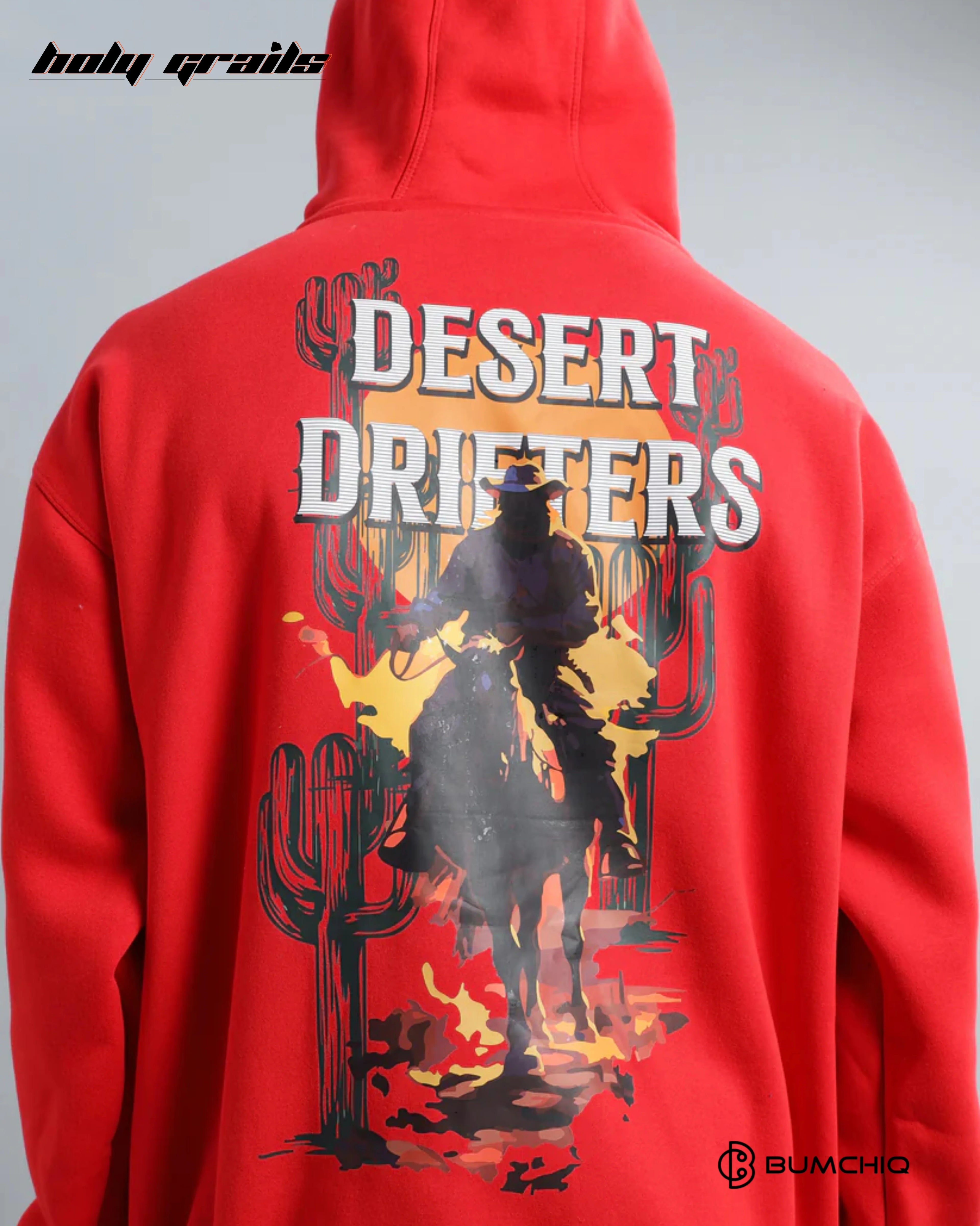 Desert Drifters Red Hoodie HG x Bumchiq