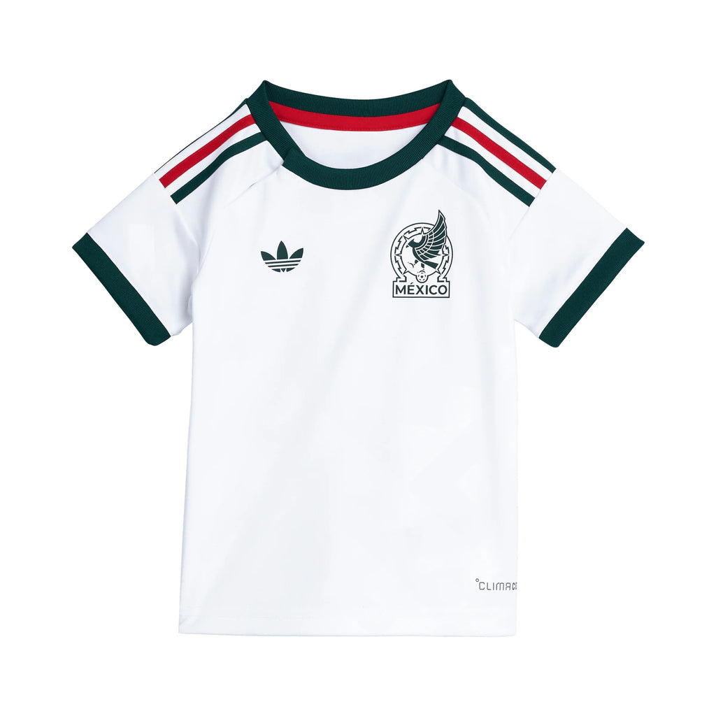 adidas Mexico Away Soccer Baby Kit 2026 White