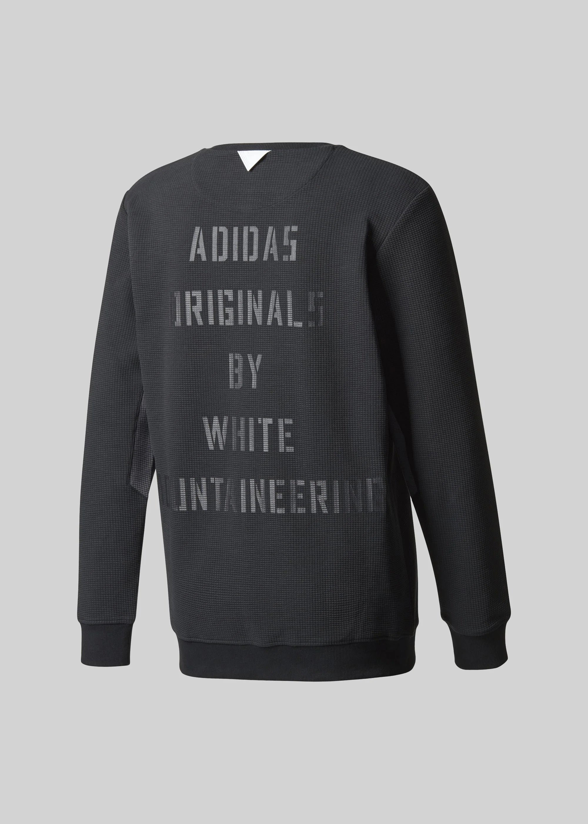 White Mountaineering Collection Mens Crew Sweatshirt Black Black