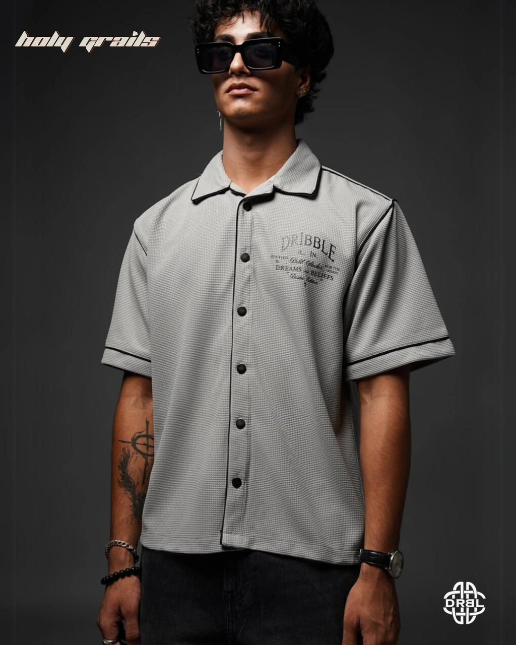 Waffle Silver Mist Shirt HG x DRBL