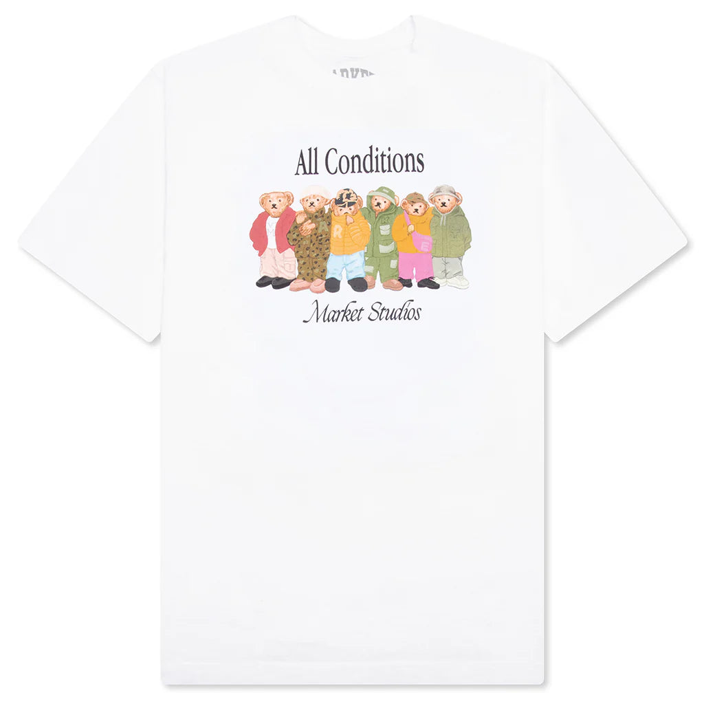 Gorpcore Bears T Shirt White