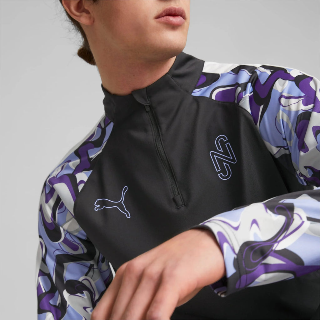 PUMA Neymar JR Creativity Training Top Black Intense Blue