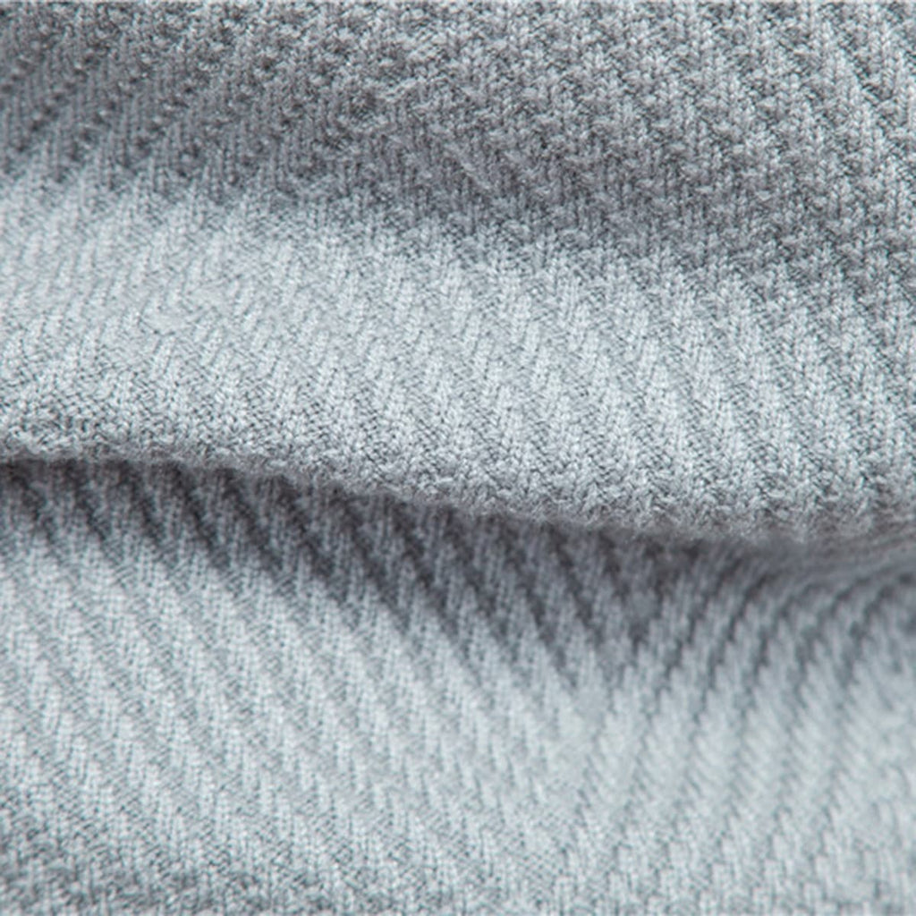 Mens Crew Neck Pullover Striped Sweater