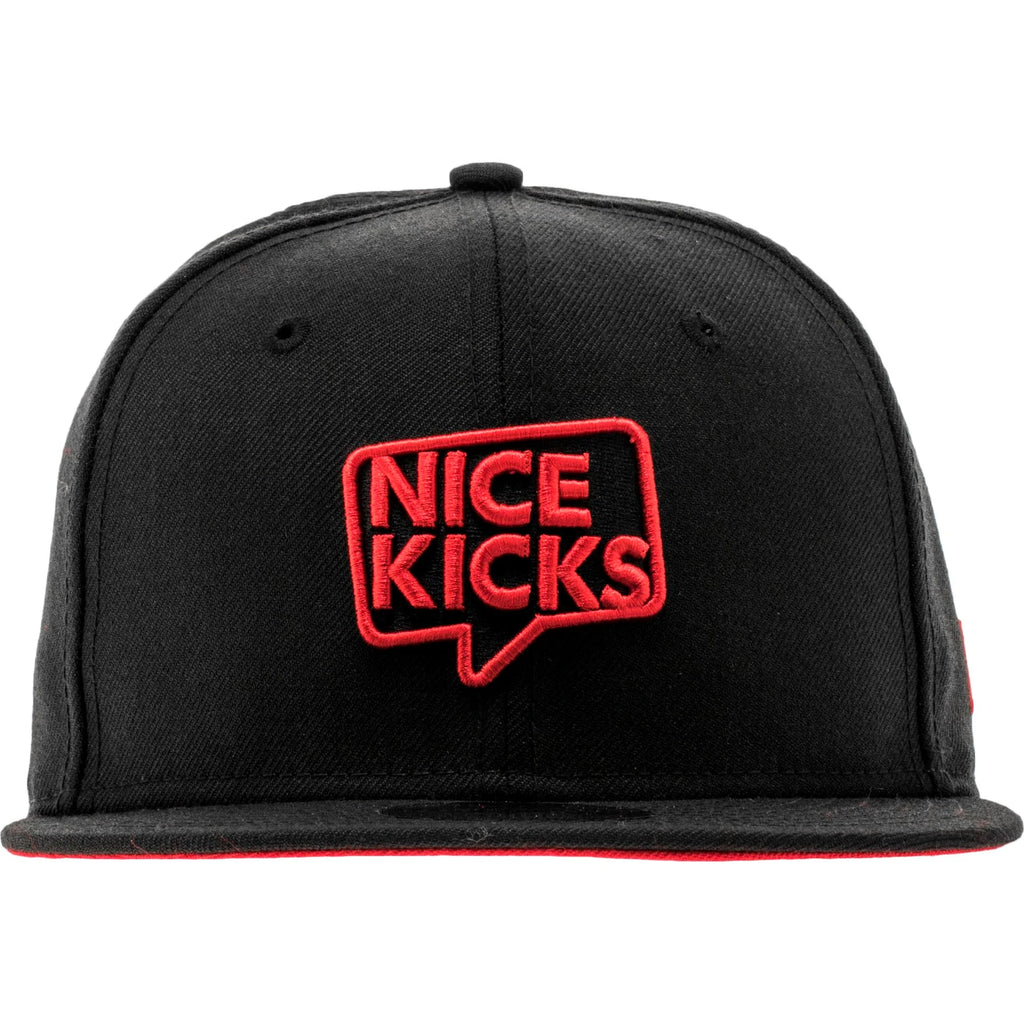 New Era X Nice Kicks 9Fifty Snapback Hat Black Red