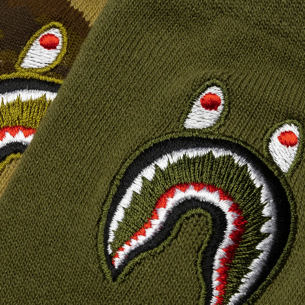1st Shark Socks Olive Drab