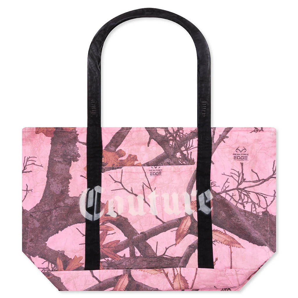 Pleasures x Juicy Couture Realtree Canvas Tote Pink Edge