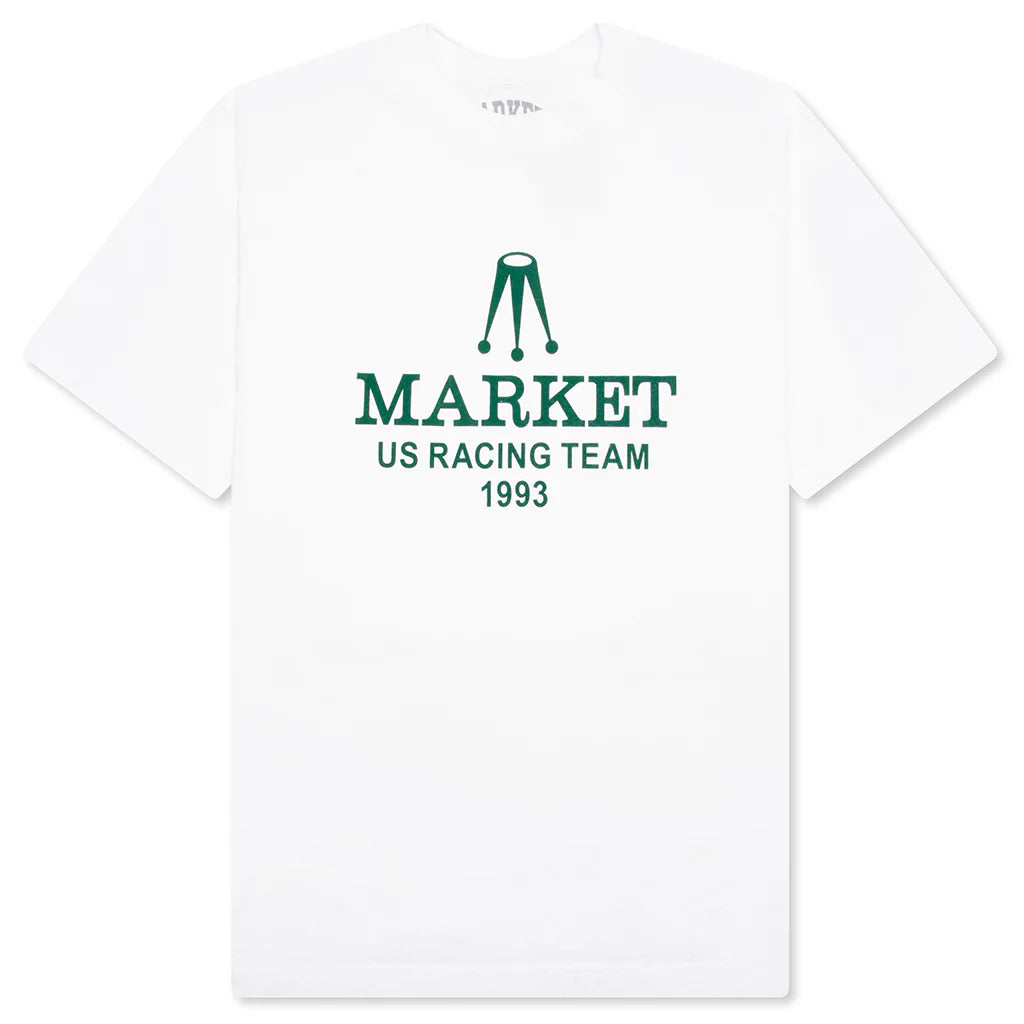 Relax Team Racing T Shirt White