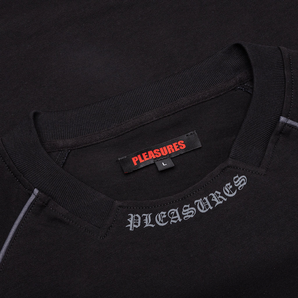 Crumble Heavyweight Raglan Black