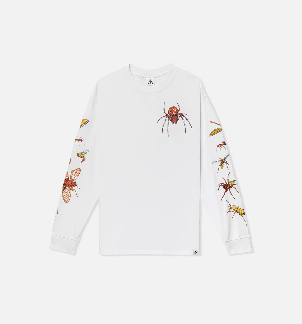 ACG Insects Graphic Tee Men Long Sleeve Shirt White