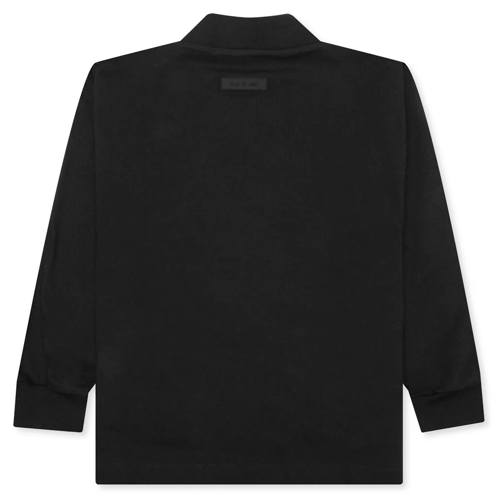 Kids L S Tee Jet Black
