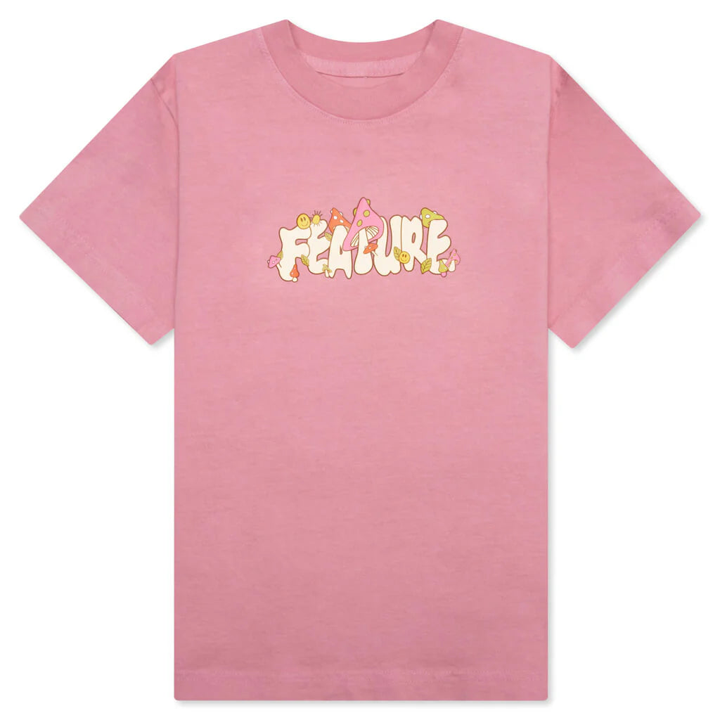 Kids Mushroom Tee Dusty Pink