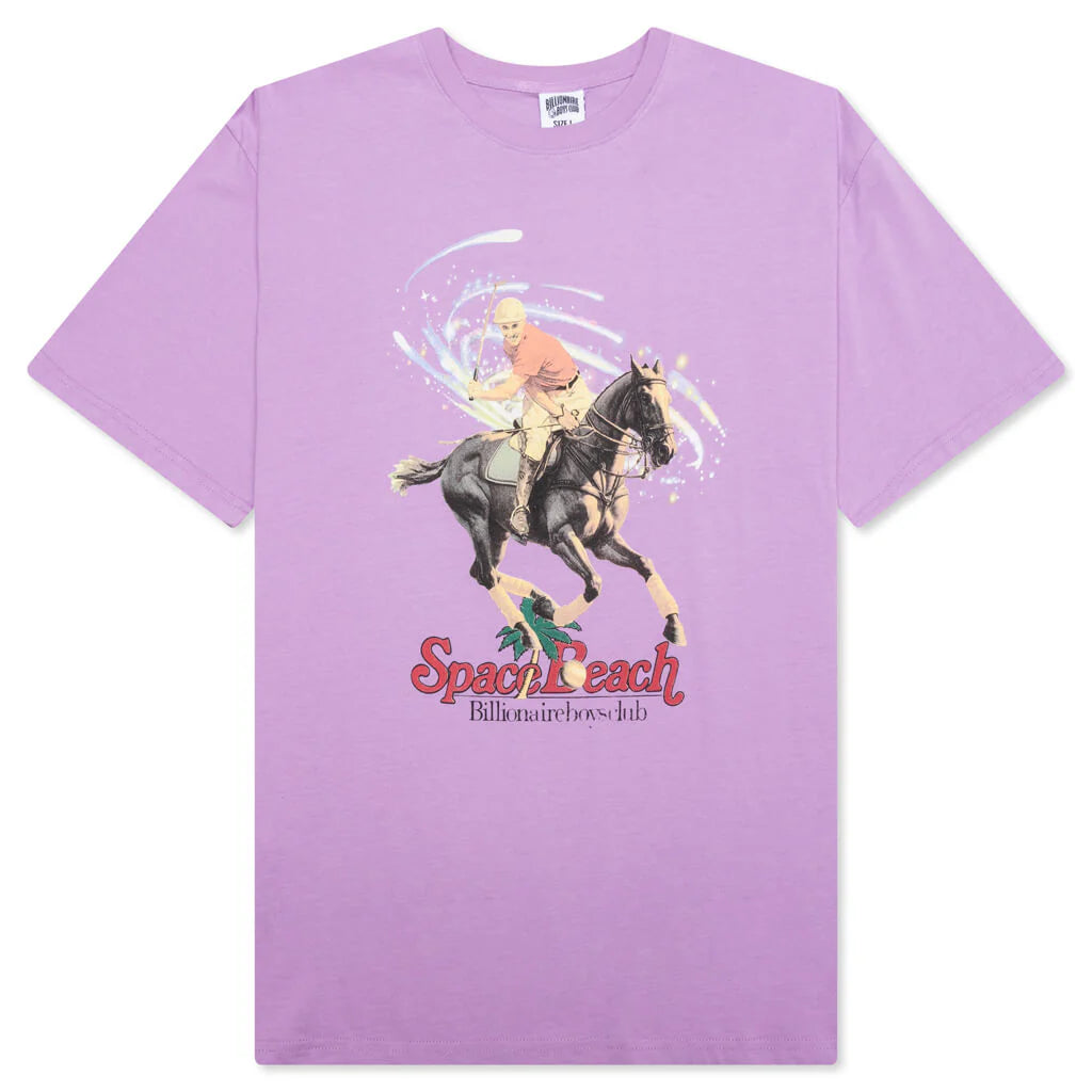 BB Space Polo S S Tee Regal Orchid