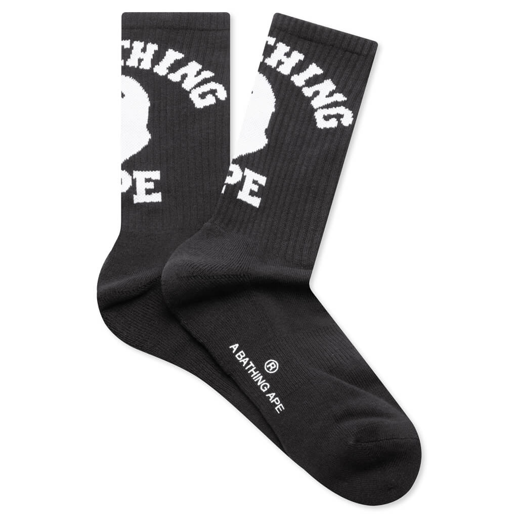 College Socks Black