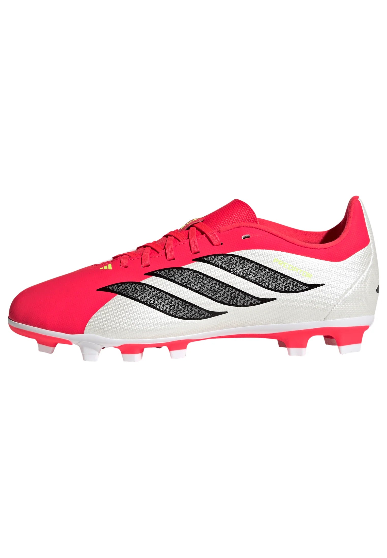 adidas Predator Club FG MG Firm Ground Multi Ground Youth Soccer Cleats Red Black White