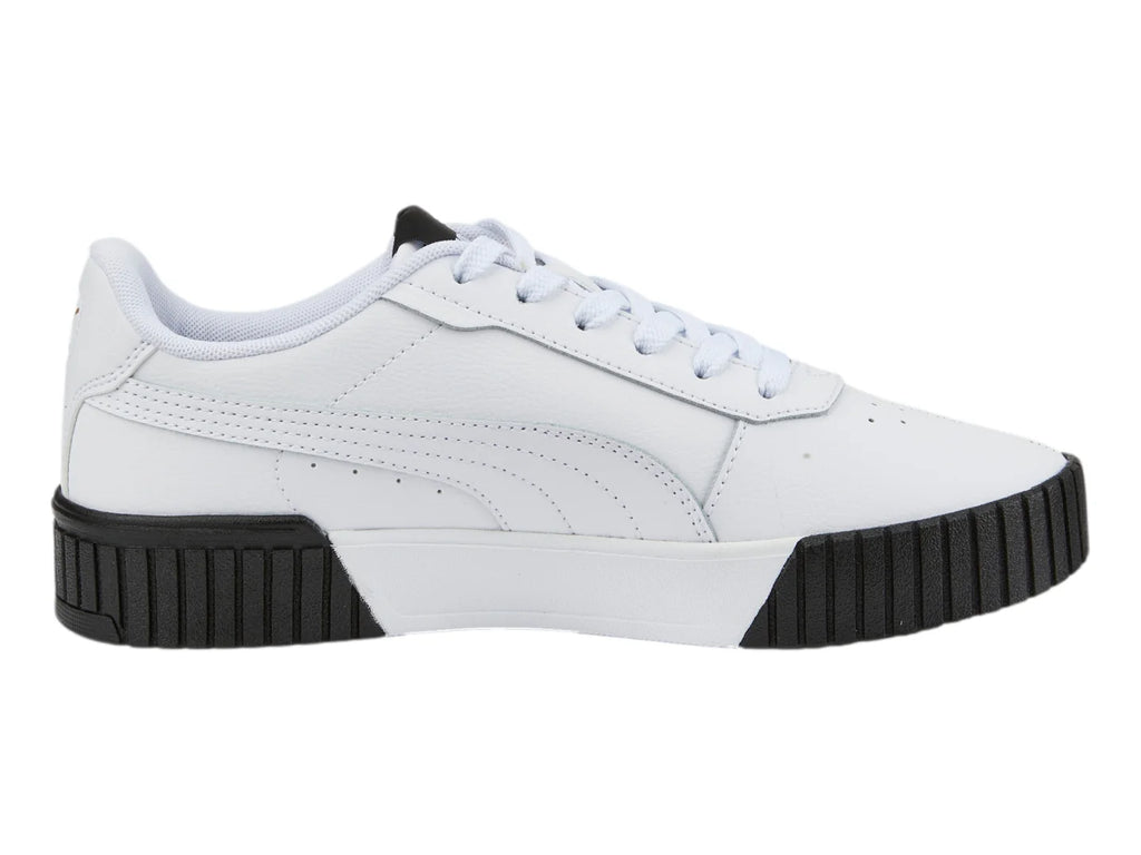 Tenis PUMA Carina 20 Blancos con Detalles Dorados