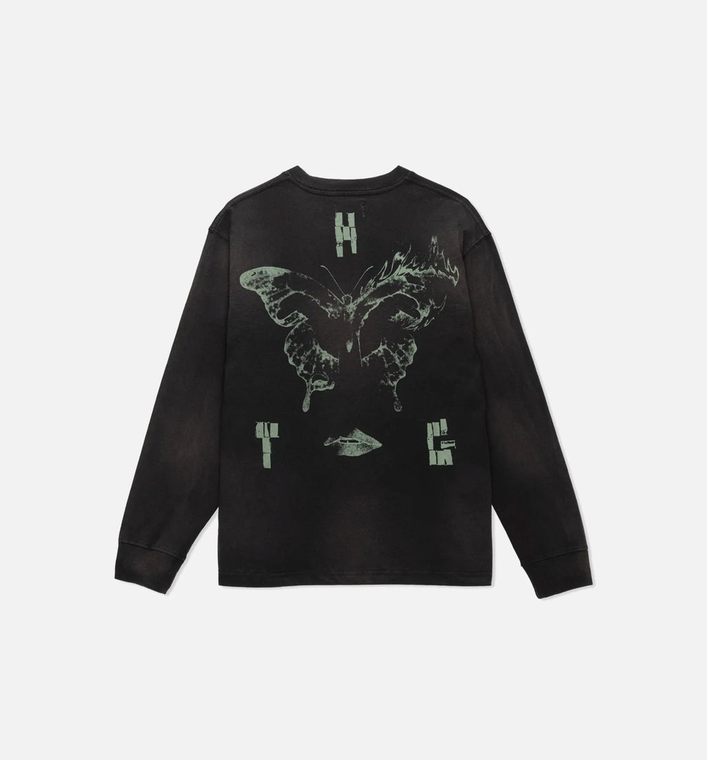 Elder Long Sleeve Tee Mens T Shirt Black