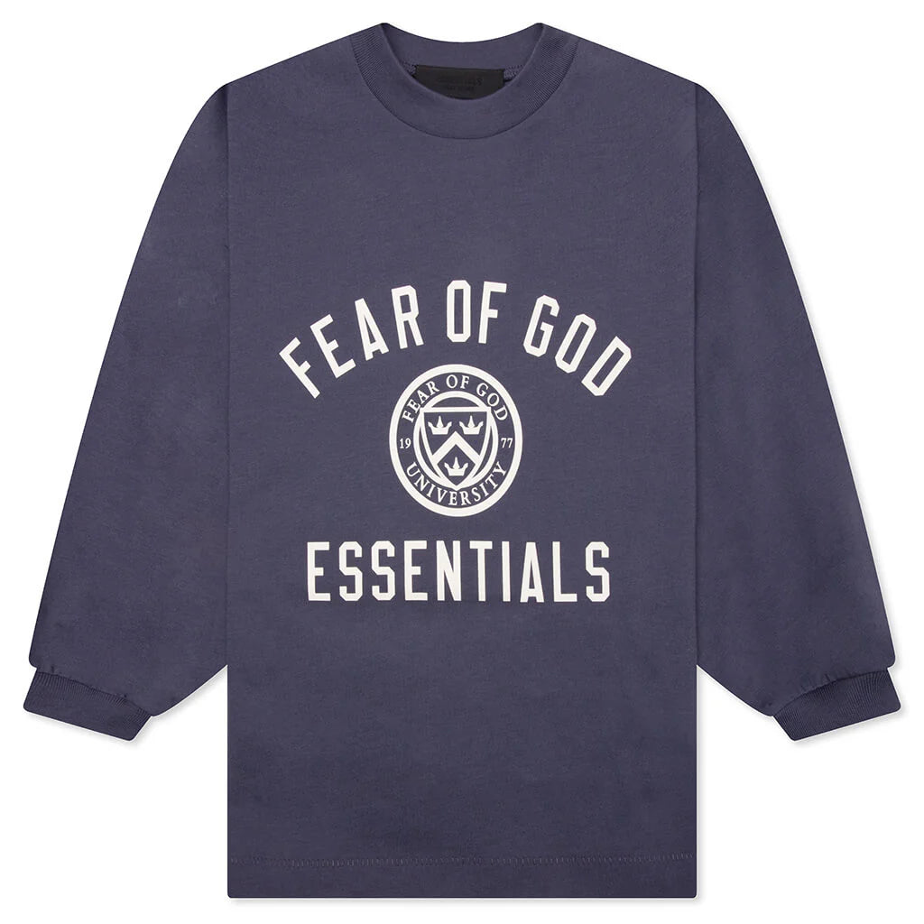 Kids Jersey Long Sleeve Tee Marine