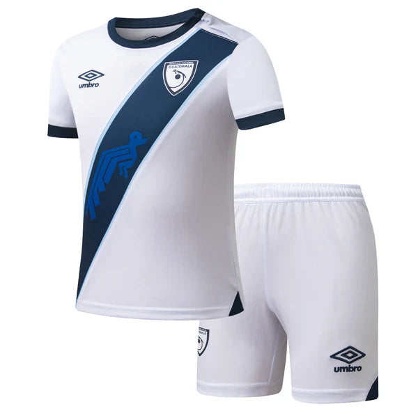 Umbro Guatemala Home Youth Soccer Mini Kit 26 White
