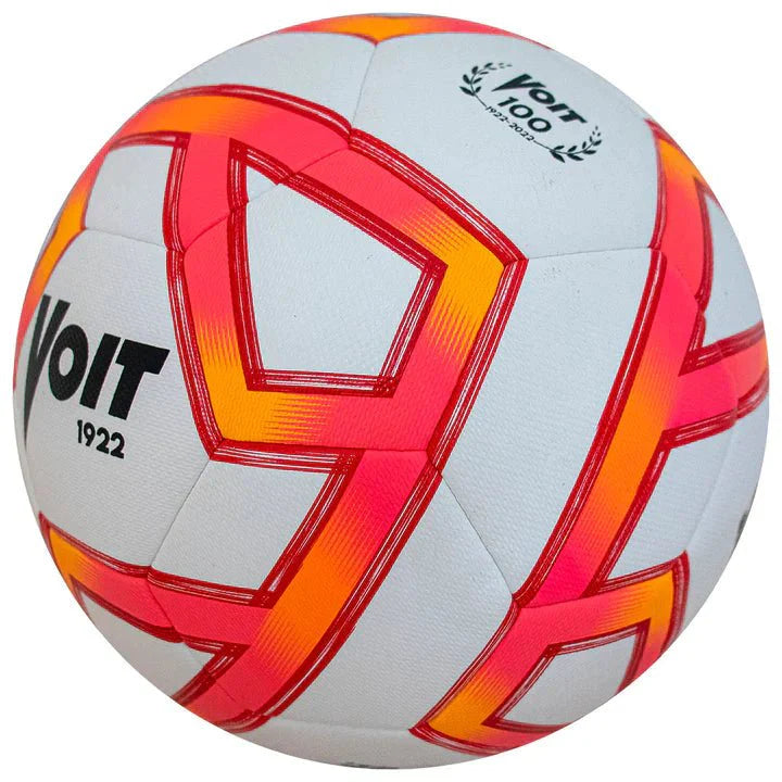 Voit Replica Hybrid High 2022 Soccer Ball White Hi Vis Orange