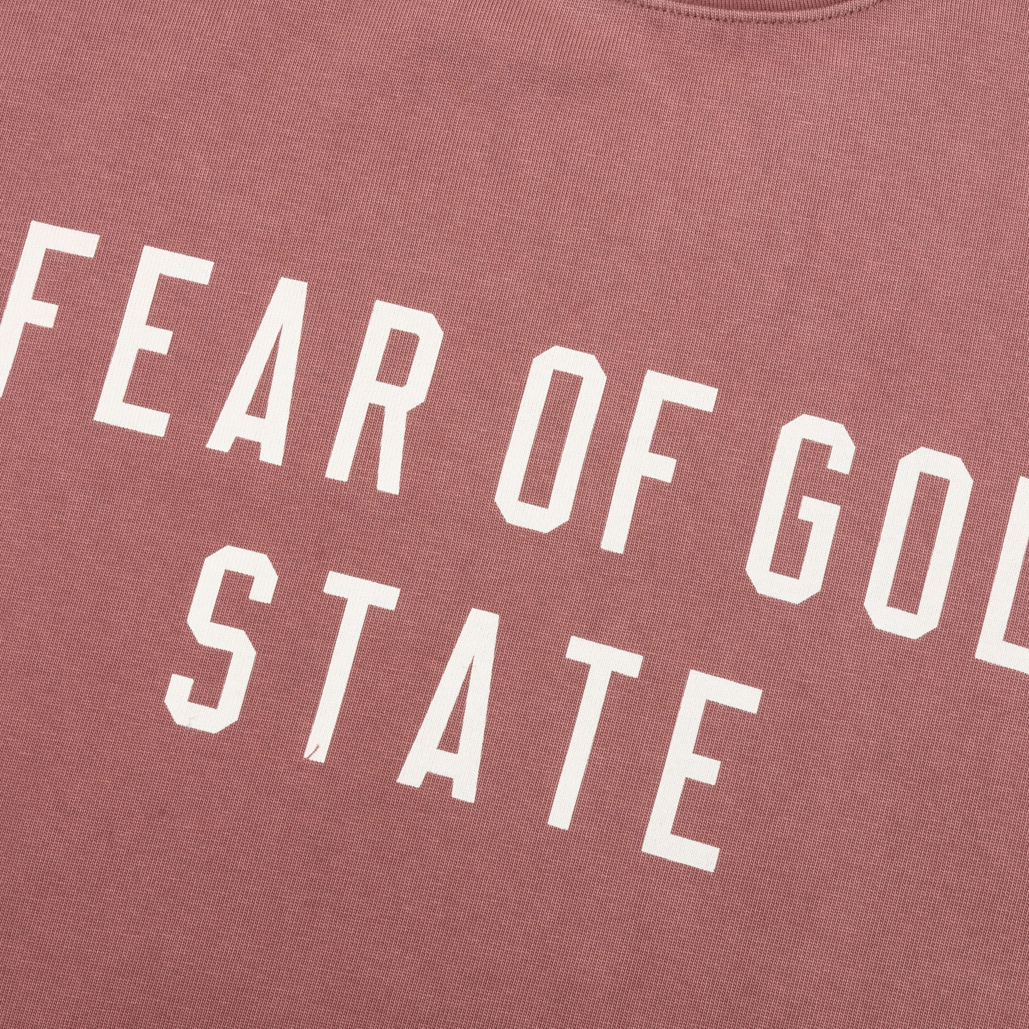 Heavy Crewneck Tee Crimson