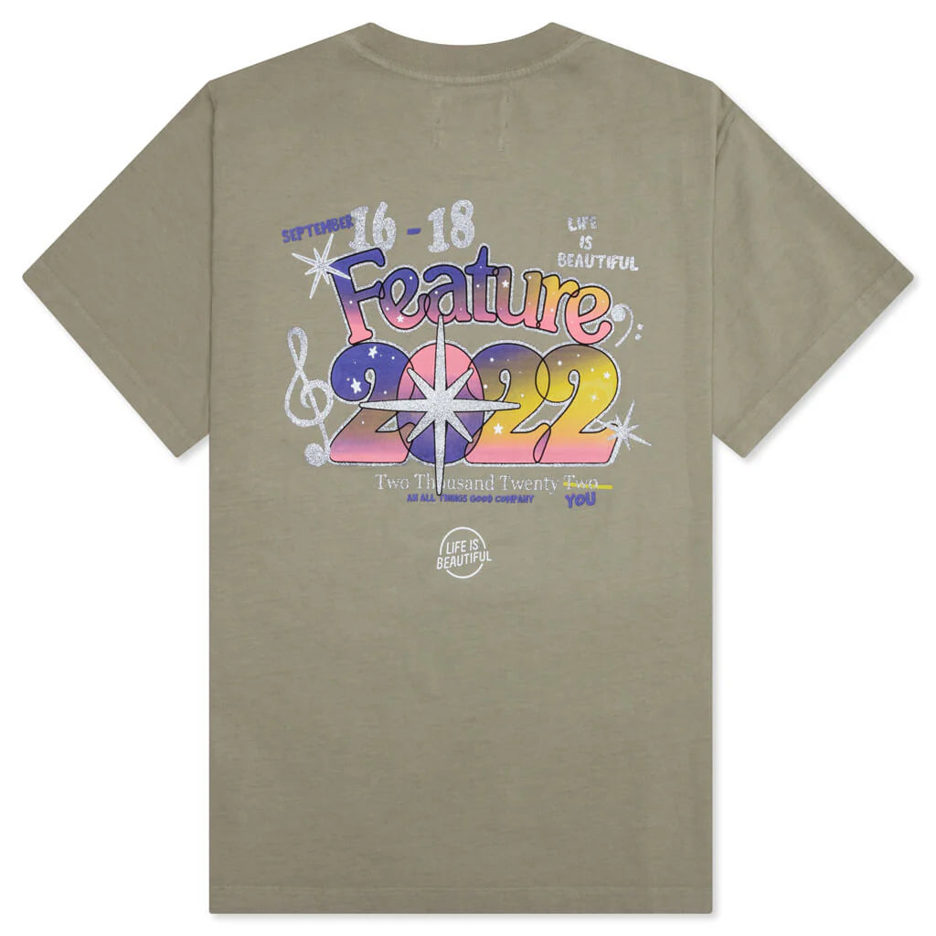 Grateful T Shirt Oil Green