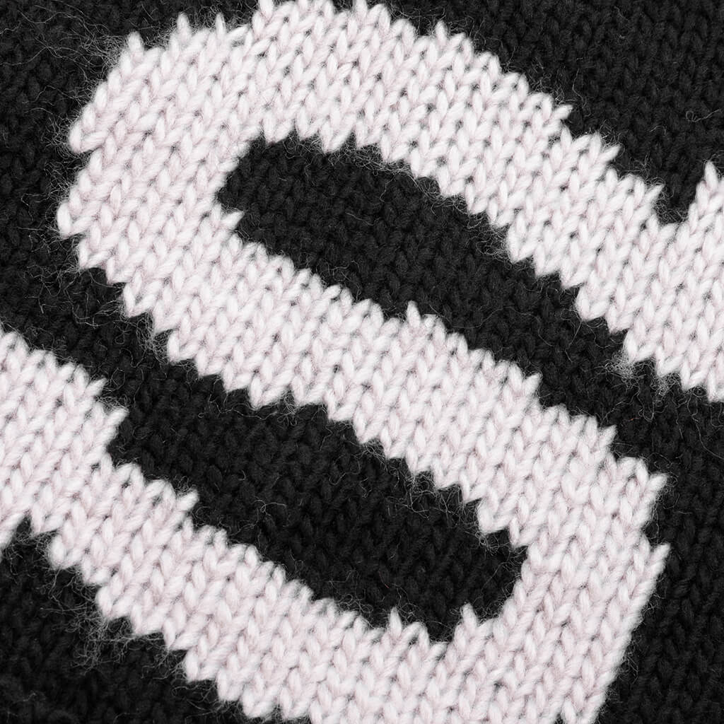 Skullcap Knit Burly S Black