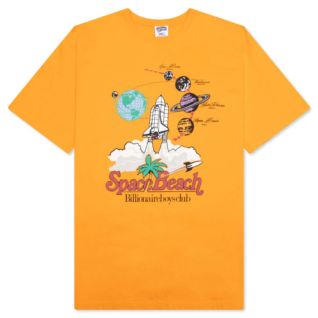 BB Space Beach S S Tee Radiant Yellow