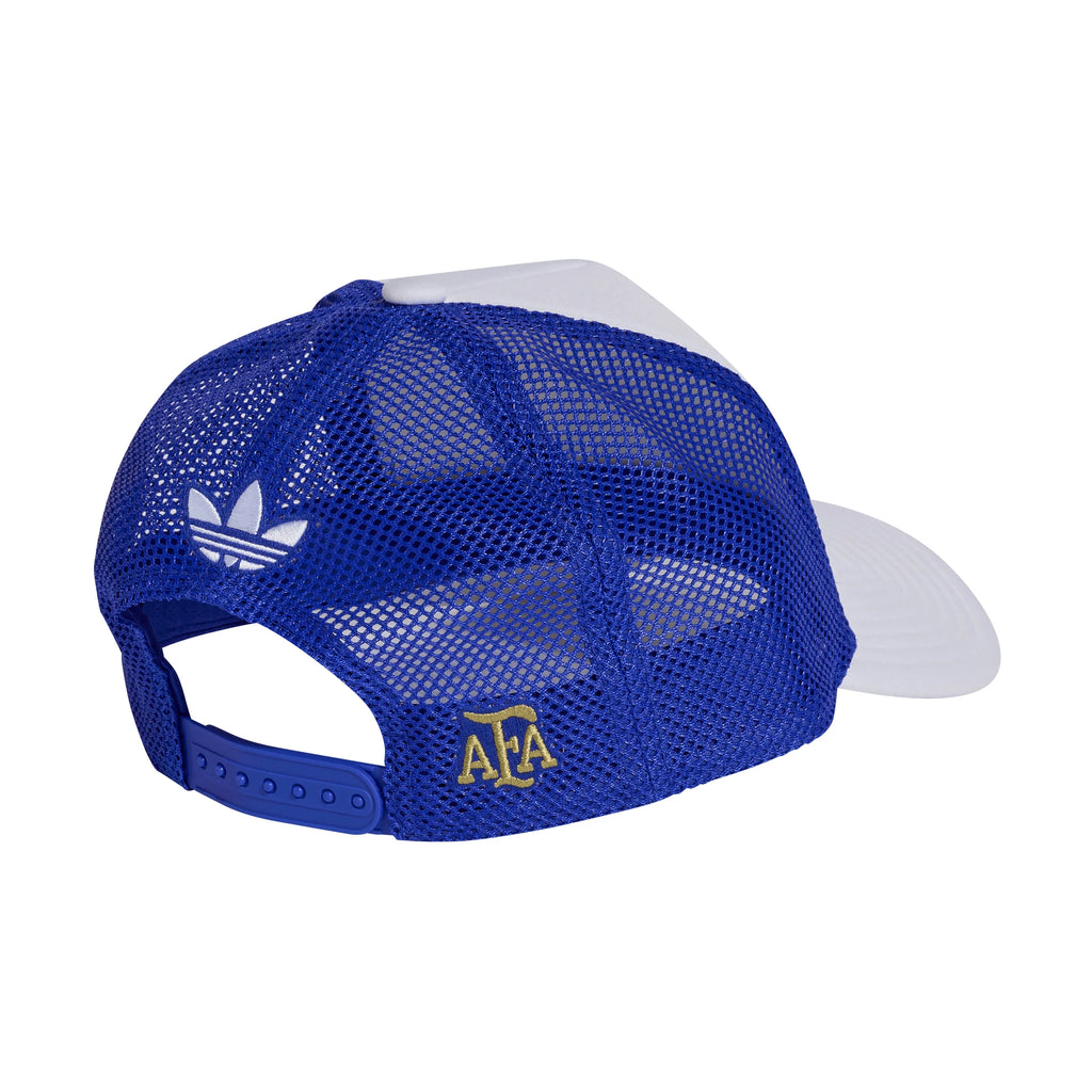 adidas Argentina Trucker Soccer Cap 2026 Blue White