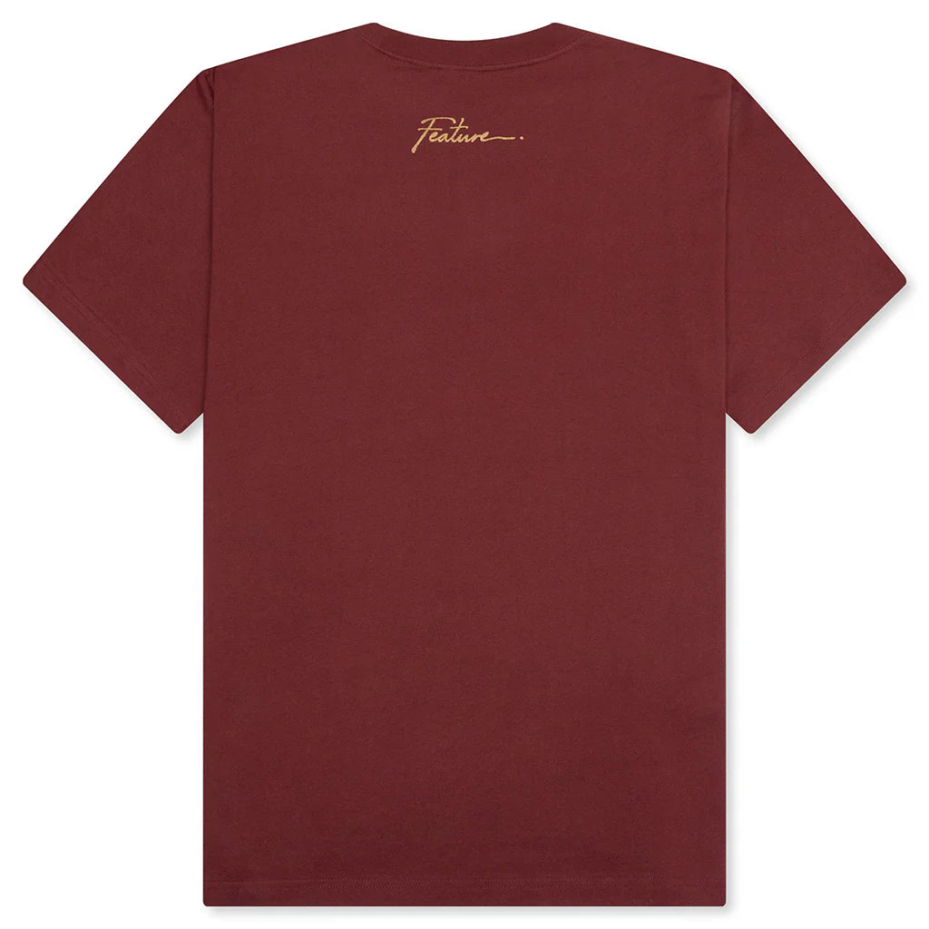 Feature x Wynn Carousel Tee Oxblood