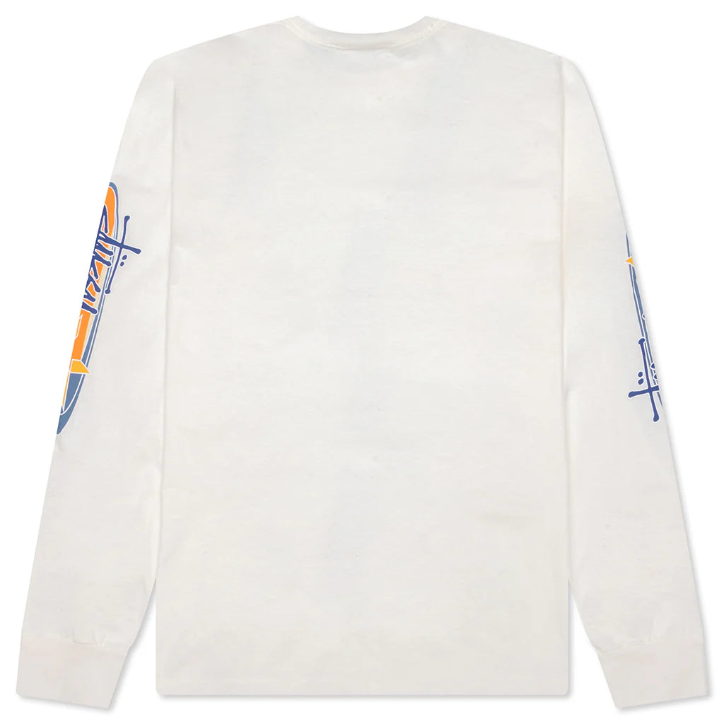 Two Star Pigment Dyed L S Tee Natural