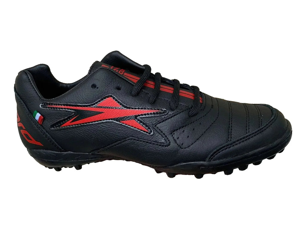 Tenis de Fútbol EESCORD Turf Negro Rojo para Hombre