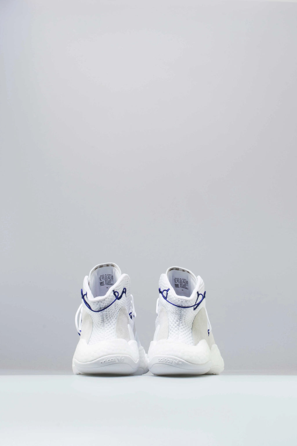 Crazy Boost Mens Shoe White Black Purple