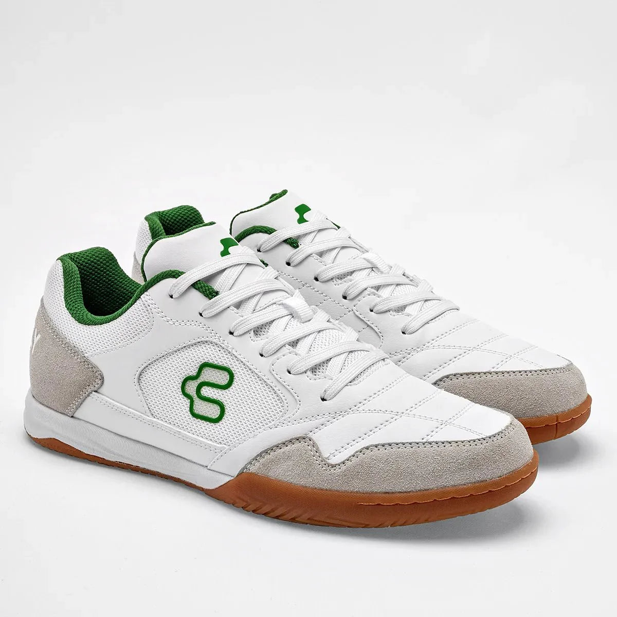 Charly Cicero Sala Indoor Soccer Shoes White Green