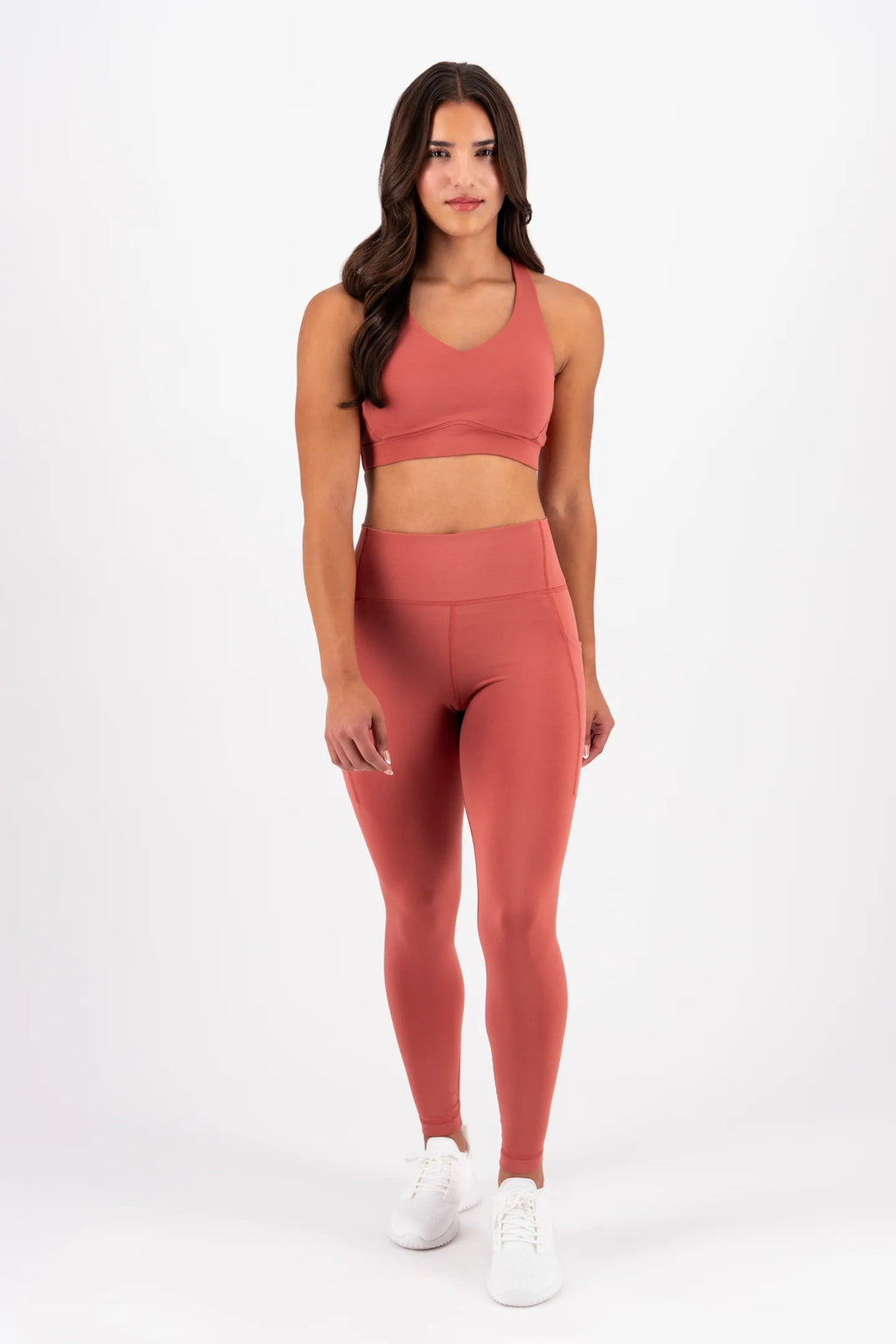 V Neck Sports Bra